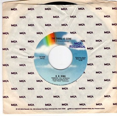 B.B. King-The Thrill is Gone  (VG+) reissue