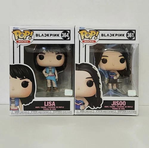 Funko Pop! Rocks Blackpink #361 Jisoo & #364 Lisa~ Lot of 2 Figures~ New In Box