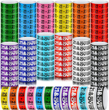 1200 Pcs over 21 Paper Wristbands Events Wristbands Colored Waterproof P