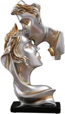 Couple Statue Gifts Lovers Sculpture, Couples Kiss Sculpture,Abstract Art Roman