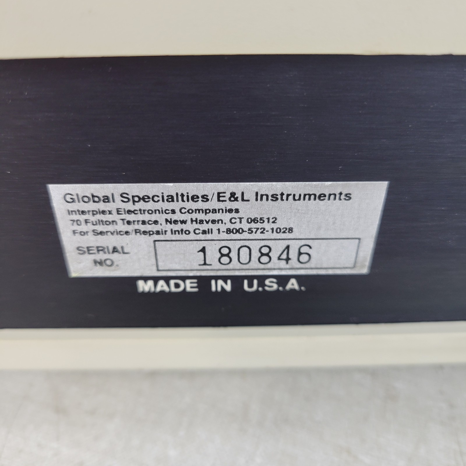 Global Specialties E&L Instruments MAX 500 Frequency Counter 5Hz To 500MHz