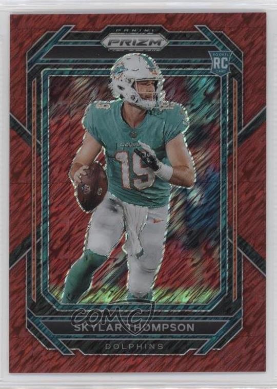 2022 Panini Prizm Rookies Red Shimmer Prizm 31/35 Skylar Thompson #354 0zz3