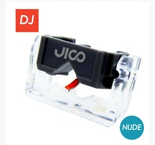JICO N44G MM DJ Cartridge Nude Stylus M-44G Compatible 2-Pack Used