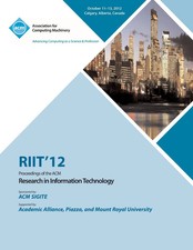 Riit 12 Proceedings of the ACM Research in Information Technology