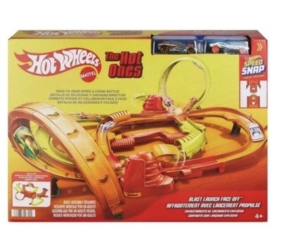 Neu Hot Wheels The Hot Ones Blast Launch Face-Off Track Set Originalverpackt Top Preis