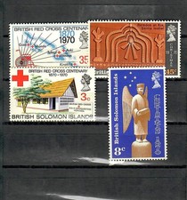 TIMBRES ILES SALOMON SERIE 1970 NEUFS ** MNH