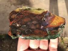 SALE Purple Cow Jasper Agate 97g Rough Slab McDermitt Oregon Nevada Breccia