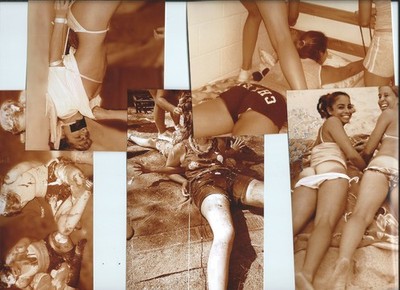 5  Aufnahmen aus Fotosammlung Damen Erotik, Neptunfest u.a. Spiele  10 x 15 cm
