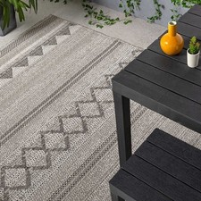 Large Outdoor Rugs Summer Garden Varanda VA01 Natural Diamond Rug Patio Quality