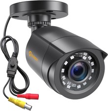 Anlapus 1080P Telecamera Analogica di Sorveglianza per Esterni, 2MP Videocamera