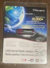 Aluratek USB Internet Radio Juxebox - Access 13,000+ Radio Stations AIRJ01F