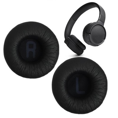 Ohrpolster kompatibel mit JBL 500BT/510BT/450, Schwarz, Leder und Schaumstoff