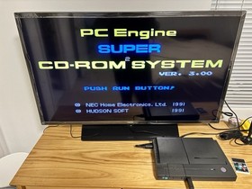 NEC PC Engine DUO Turbo Duo Console PI-TG8 with 2 Games - HuCard and CD Working