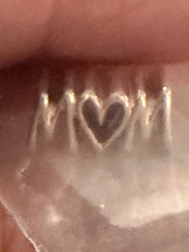 Pandora Retired 925 ALE Sterling Silver MOM Script Mother Bead Charm 797778 NWT - Image 2 of 3