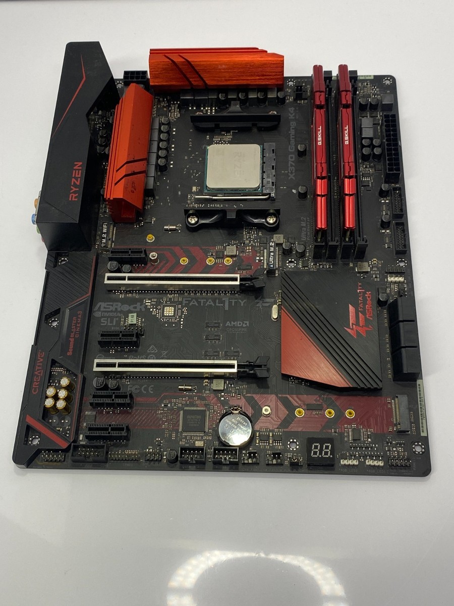 ASROCK FATAL1TY X370 GAMING K4 mobo AM4,16 gb 2800 DDR4,Ryzen