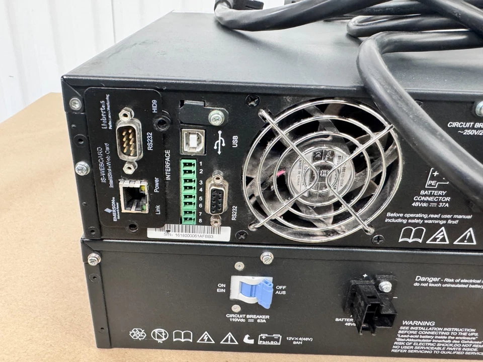 Emerson Vertiv Liebert GXT4, 2000RT120, 120V  UPS W/GXT4-48VBATT, NO BATTERIES - Image 3 of 4