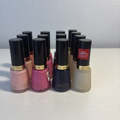 Revlon Super Lustrous Nail Polish Enamel Vernis Chip Resistant 0.5oz You Choose!