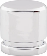 Top Knobs TK57PC Oval Knob Small 1" Polished Chrome