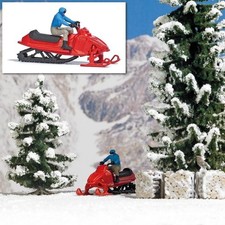 (6117) Busch H0 7818 Action Set: Motorschlitten Neu & OVP