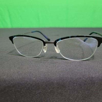 Modo 4521 Eyeglasses Frames Only Half-Rim Frames Blue Tortoise