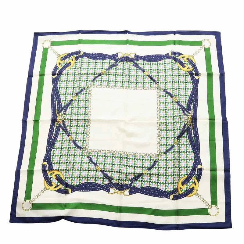 Gucci grande écharpe étole logo motif intégral multicolore Gy19 /Mq Oh femme