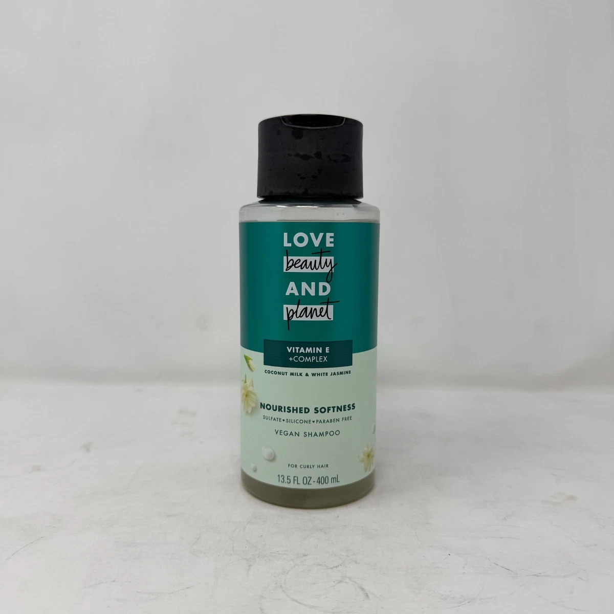 2-Pack Love Beauty & Planet Vegan Shampoo, Coconut Milk & White Jasmine, 13.5oz