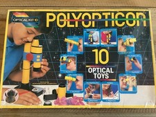 POLYOPTICON - ORIGINAL COMPLETE KIT - 10 OPTICAL TOYS - VINTAGE SET INSTRUCTIONS
