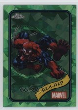 2025 Topps Chrome Marvel Comics Sapphire Green 15/99 Rek-Rap #54 0kg8