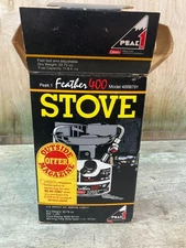 Coleman 400B Peak 1 Feather Stove - Box Case EMPTY - has Flaws