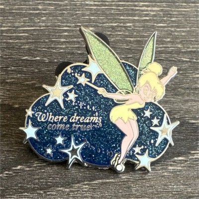 Disney Tinker Bell Glitter 'Where Dreams Come True' Pixie Dust Exclusive Pin