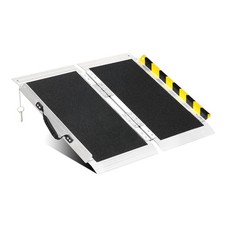 2FT Portable Wheelchair Ramp Non Slip Aluminum 800LBS