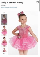 Weissman Showtime Pink Glitter Tutu with Bow "Only a Breath Away" 13556 Size MC