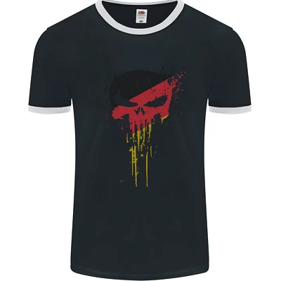 Deutsche Totenkopf Fitness Training Bodybuilding Herren Ringer Maglietta Fotl - Bild 1 von 2