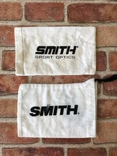 LOT of 2 VTG 80's 90's Smith Sport Optics Microfiber Goggle Bags FREE SHIPPING