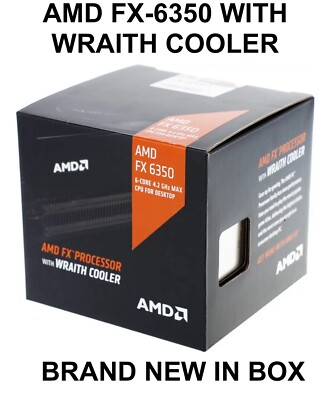 AMD FX 6350 CPU Black Edition 6 Core AM3+ Takt 3,9 4,2 GHz mit Wraith Kühler