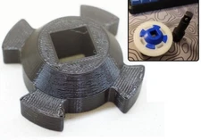 55 Gallon Bung Tool Adapter for 1/2" Square Drive Socket Ratchet Extension