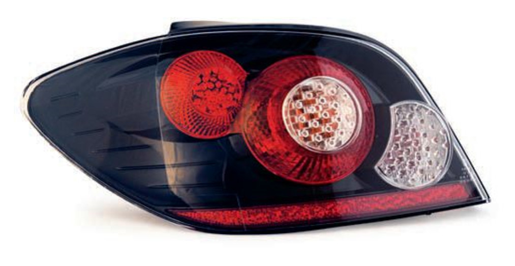 Feu arriere gauche noir Peugeot 307 Hatchback phare phare arriere P21W 2005
