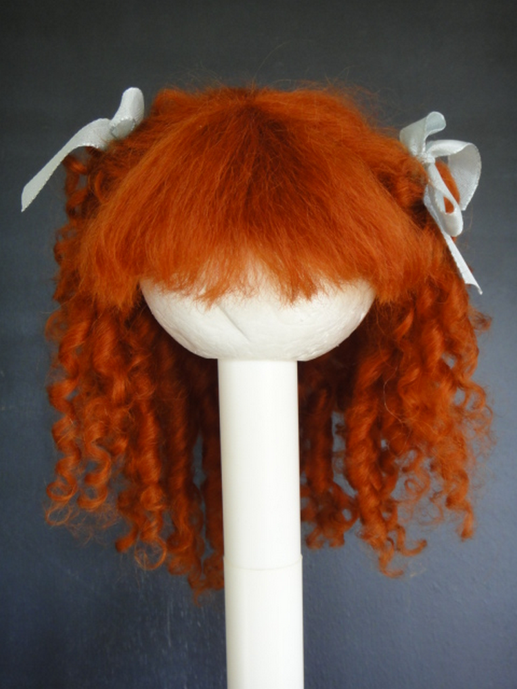PERRUQUE MOHAIR MAFALDA DOLL WIG 7/8 POUPÉE BJD DIANNA EFFNER LITTLE Darling Nikki Britt Dolls Dollfie Msd Kaye Wiggs