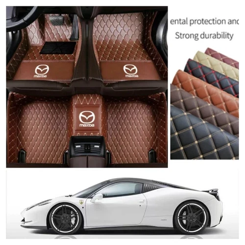 For Mazda All Models Car Floor Mats Waterproof Luxury Custom Carpets Cargo Liner - Imagen 7 de 37