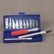 17 Piece Exacto Knife Kit Scrapbooking Crafts Shop Presicion Hobby Knives set