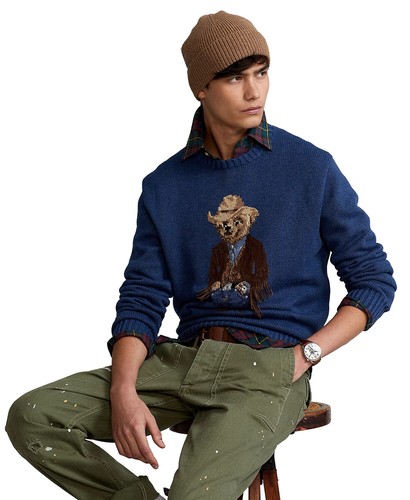 Polo COWBOY Bear Cotton Sweater 