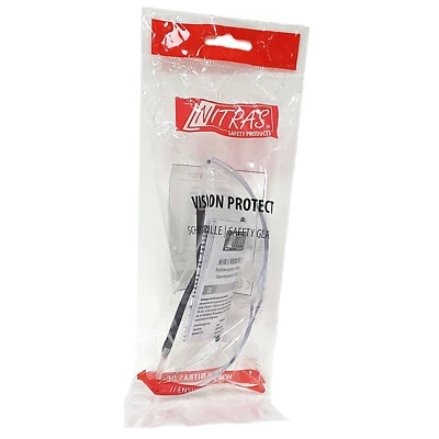 AS ARBEITSSCHUTZ (NITRAS) VISION PROTECT Schutzbrille UV-Filter Nitras Arbeitsschutz im Hygienepack