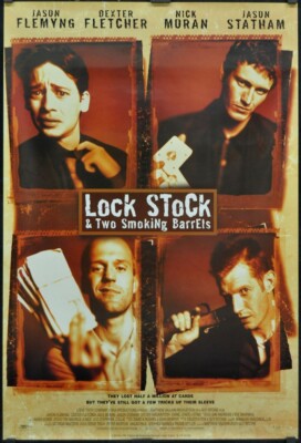 LOCK STOCK Und TWO SMOKING BARRELS 1998 ORIGINAL 27X40 NM FILMPOSTER STATHAM