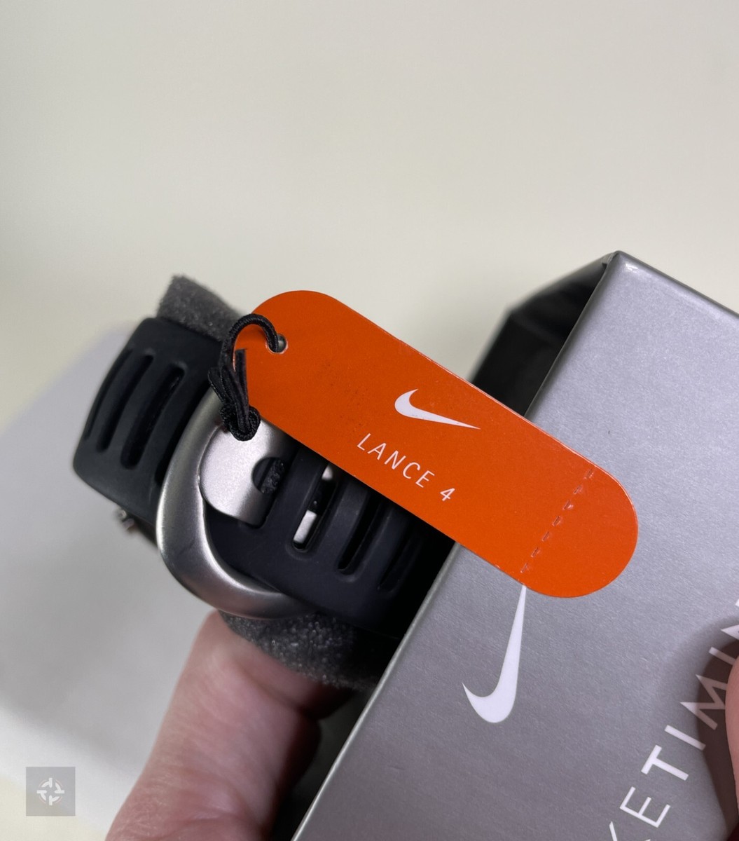 Nike Timing Lance 4 Black Titanium Silver Digital Sports Nike Timing Lance 4 Black Titanium Silver Digital Sports