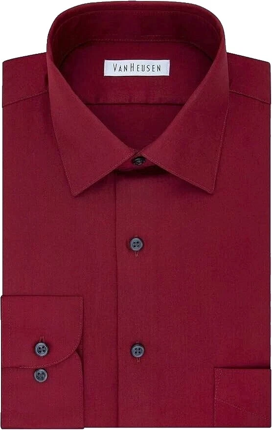 Cotton Blend Big & Tall 18 Size Dress Shirts for Men