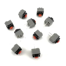 Kailh Silent 6*6*7.3 Authentic Square Mute Micro-Switch (10 Pieces) US Stock