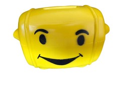 Vintage 1969 Empire Plastic Corp Toaster Blow Mold Yellow  Smiley Face