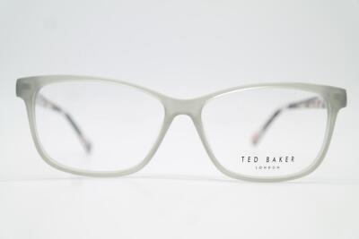 Brille TED BAKER Adeles Grau Schwarz Gold Oval Brillengestell eyeglasses Neu