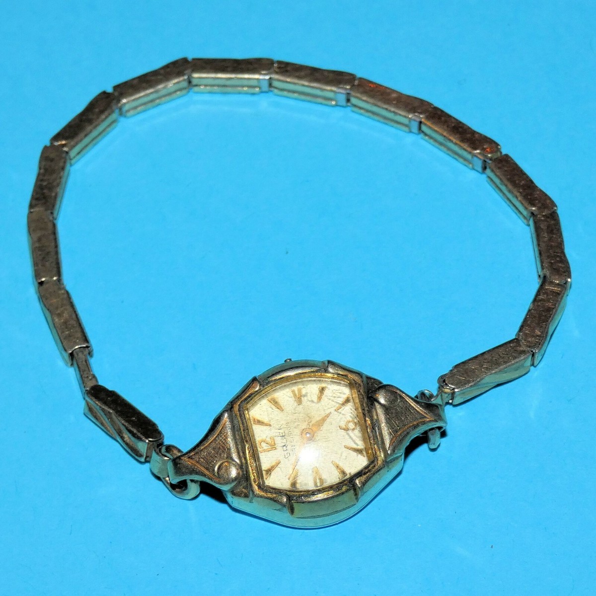 GRUEN Vintage 10K RGP Ladies Watch Vintage Gruen Precision 10K RGP Bezel Wind Up | Mercari main image 3