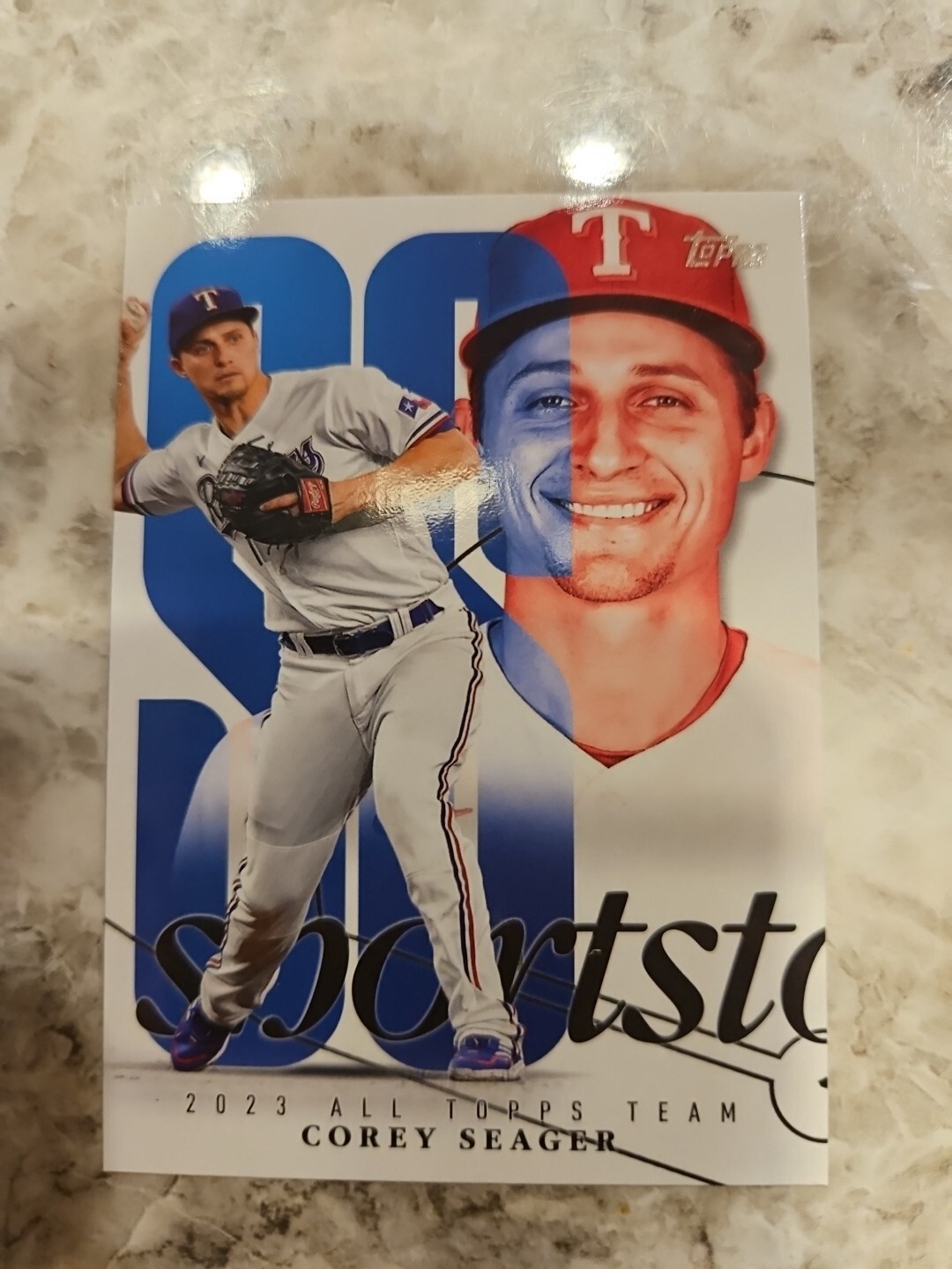 2024 Topps Series 1 2023 All Topps Team Corey Seager Rangers ATT5